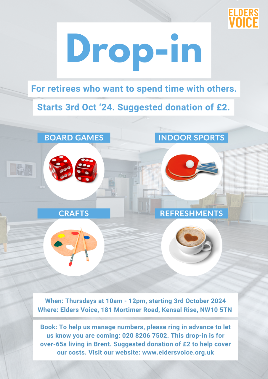 Drop-in for Retirees | ActionFunder