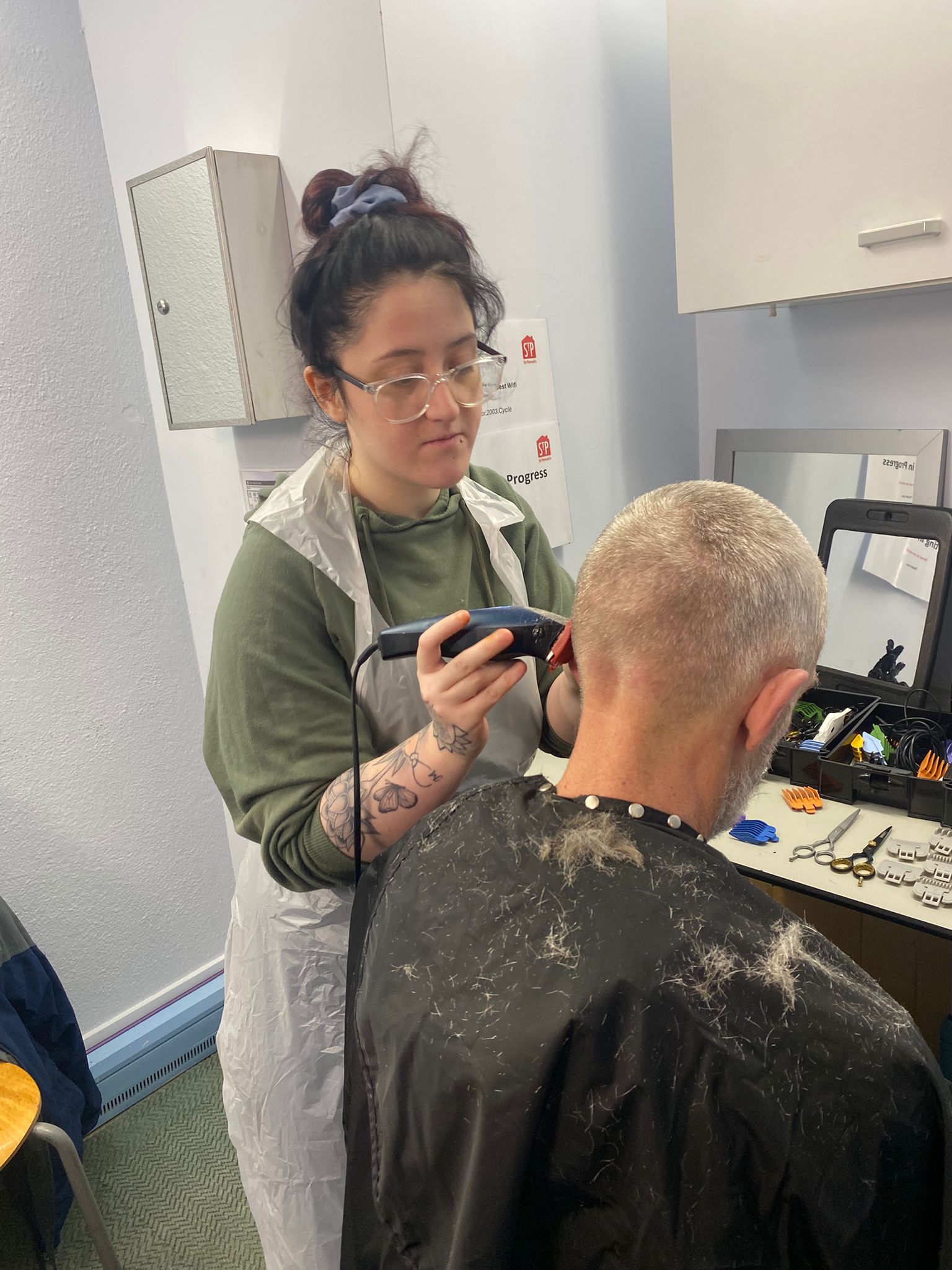 Haircuts for Confidence project update image