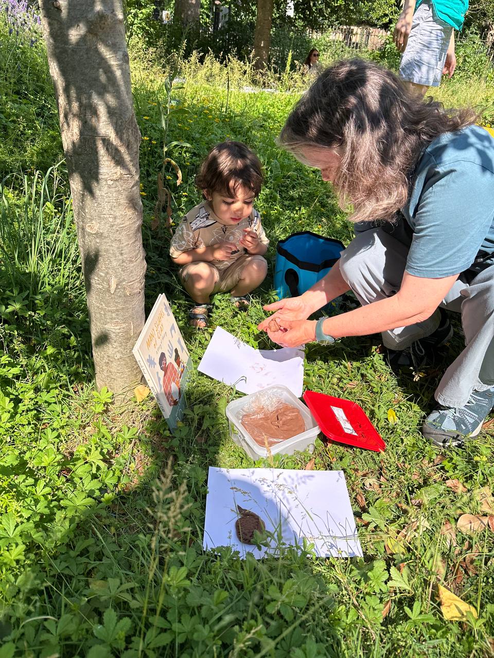 Little Seedlings @St Mary's - building community cohesion through free, weekly nature connection sessions for young families in nature-deprived Hackney project update image